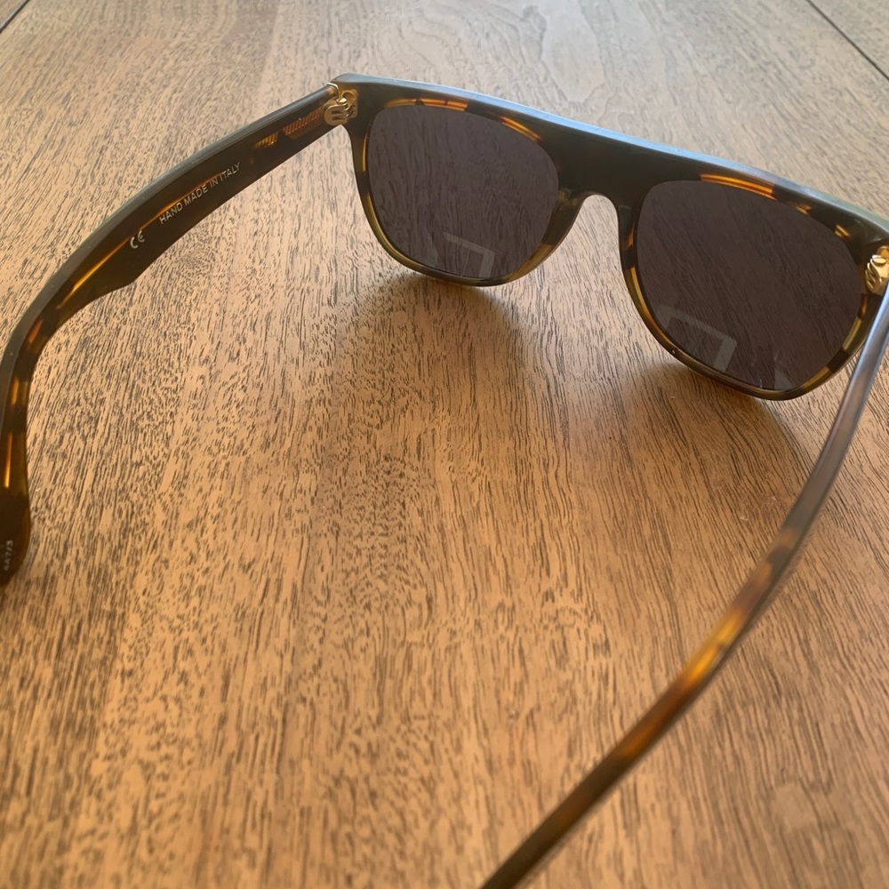 Retrosuperfuture Flat Top Tortoise Sunglasses - image 6
